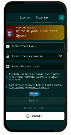 TonySpins Casino register